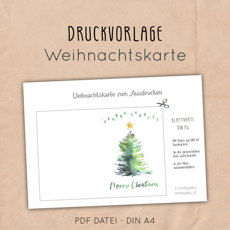 Weihnachtliche Vorlagen Zum Kostenlosen Download Papierquarell